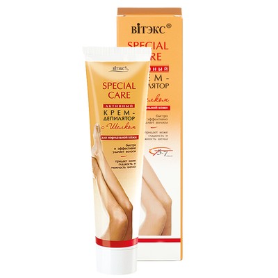 Витэкс Special Care  Крем-депилятор Активный с Шелком для нормальной кожи 120мл