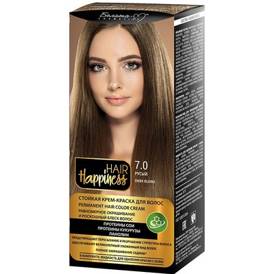 Белита-М Hair Happiness Стойкая крем-краска для волос № 7.0 Русый